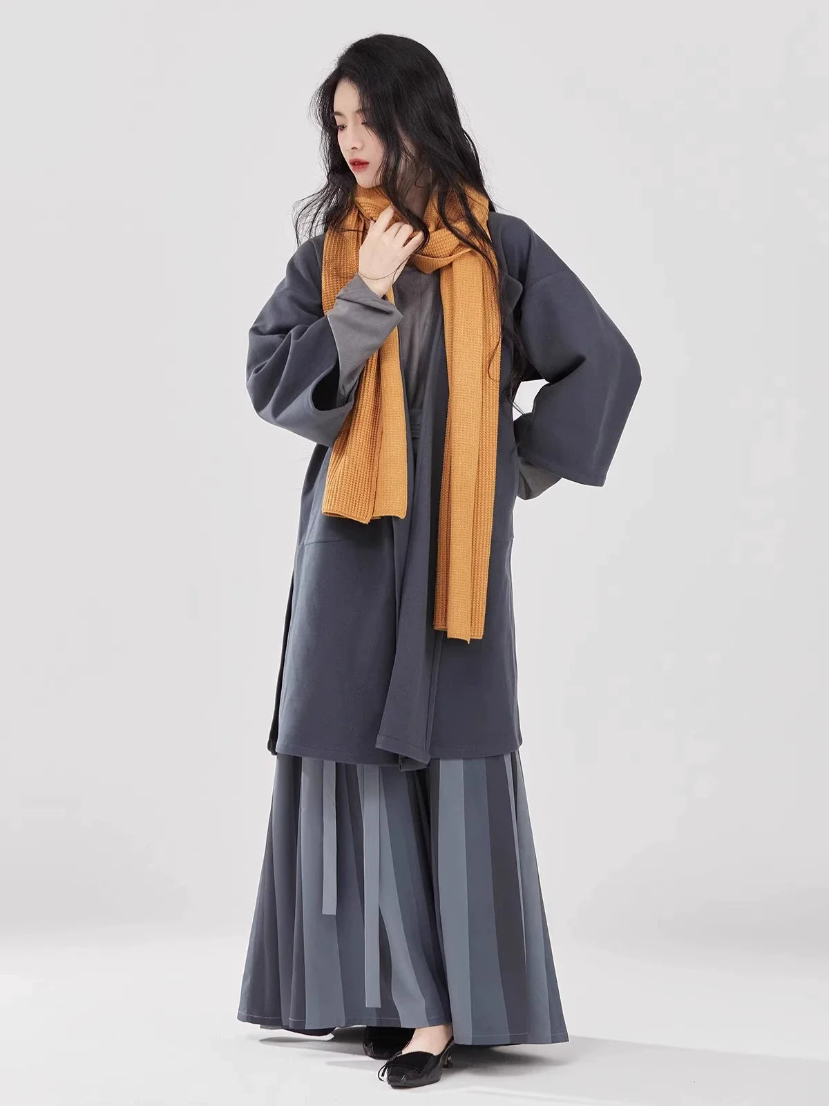 Tang Dynasty Modern Hanfu Set - Daise 黛色 (Preorder)