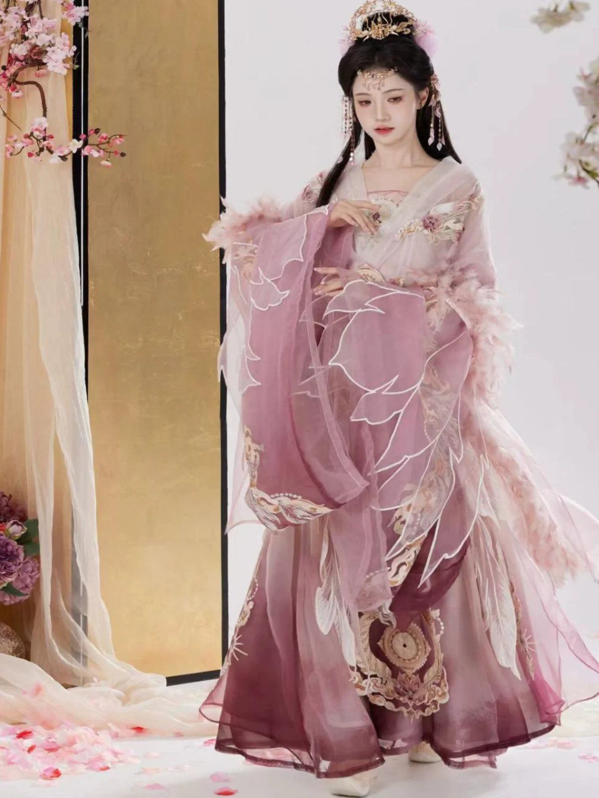 Wei Jin Dynasty Qiyao Ruqun Hanfu | Fuling 芙翎