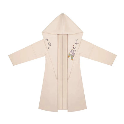 Song Dynasty Modern Hanfu Set with Hooded Jacket and Spiral Skirt - Fangfei 芳菲 (Preorder)