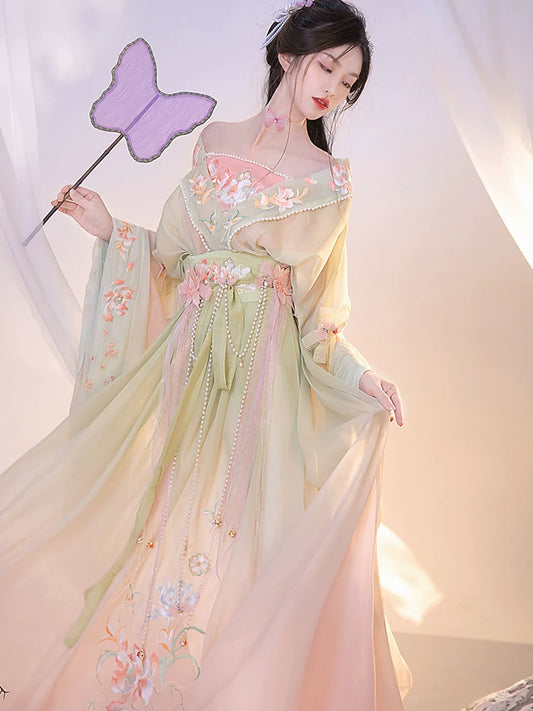 Wei Jin Dynasty Qiyao Ruqun Hanfu | Liansheng 莲生