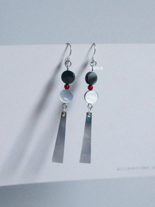 Moon Is White Earrings | Hanfu Jewelry