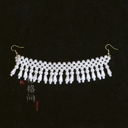 Hanfu Hair Accessories Set: Pearls