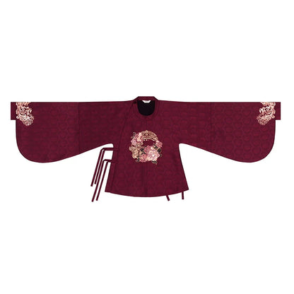 Ming Dynasty Modern Hanfu Mamianqun Outfit - Eternal Night Rose 永夜玫瑰