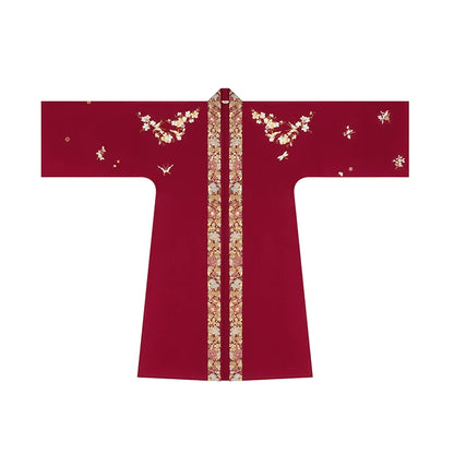 Ming Dynasty Wedding Hanfu Set & Mamian Skirt | Crimson Magpie 丹鹊相思