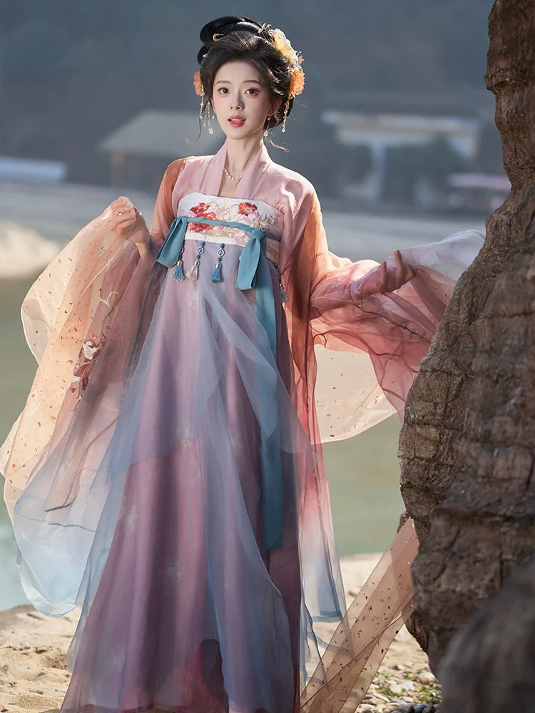Flower Shadow 花影 - Tang Dynasty Style Qixiong Ruqun