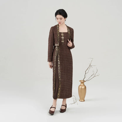 Song Dynasty Modern Hanfu - Autumn Mocha 秋褐 (Preorder)