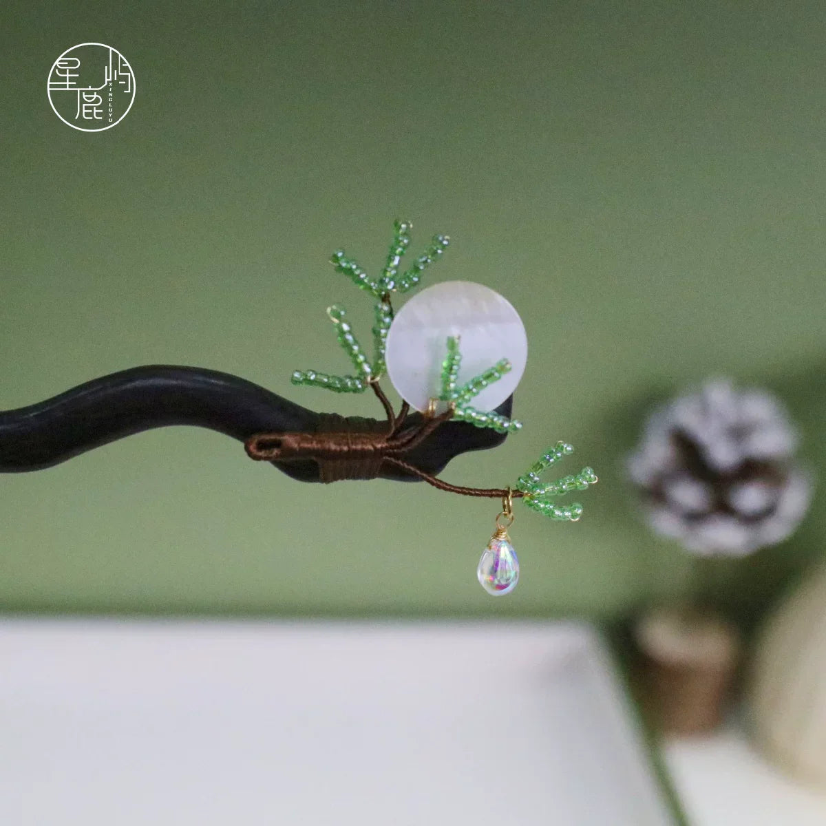Pine Hair Stick | Hanfu Hair Accessory