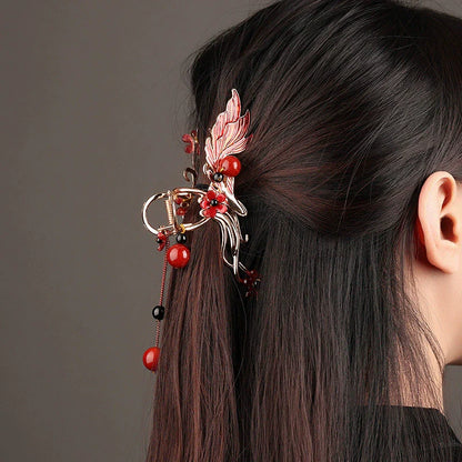 Hair Claw: Phoenix Tail-flower