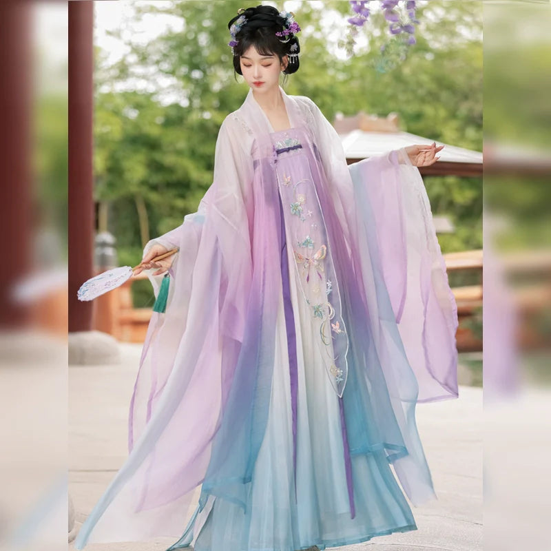 Dai Shuiyan 黛水烟 - Tang Dynasty Style Qixiong Ruqun