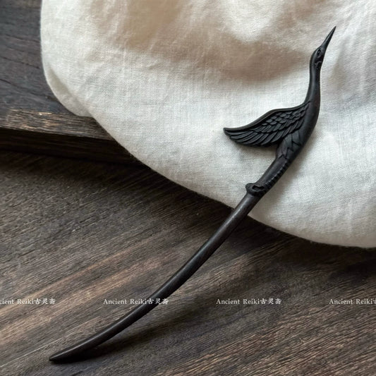 Immortal Crane Hair Stick | Hanfu Hair Accessory