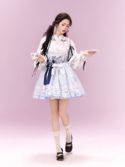 Porcelain Dream | Spring Ancient Style Sweet Pink Modern Xianxia Hanfu