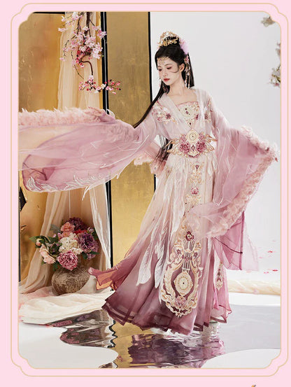 Wei Jin Dynasty Qiyao Ruqun Hanfu | Fuling 芙翎