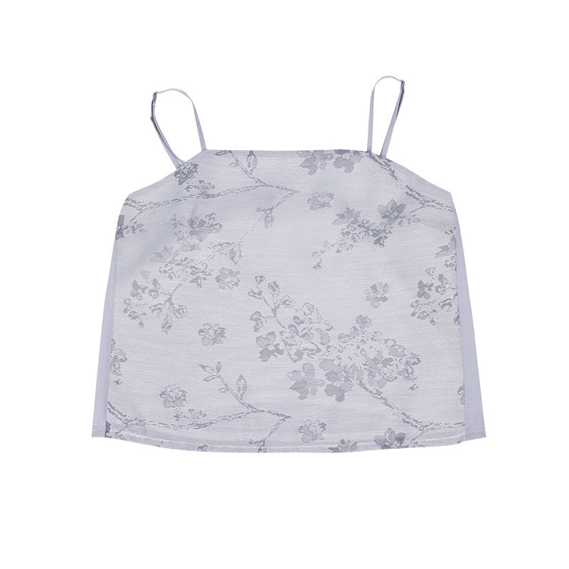 Song Dynasty Modern Hanfu Camisole and Tie Dye Skirt - Fallen Whale 鲸落 (Preorder)