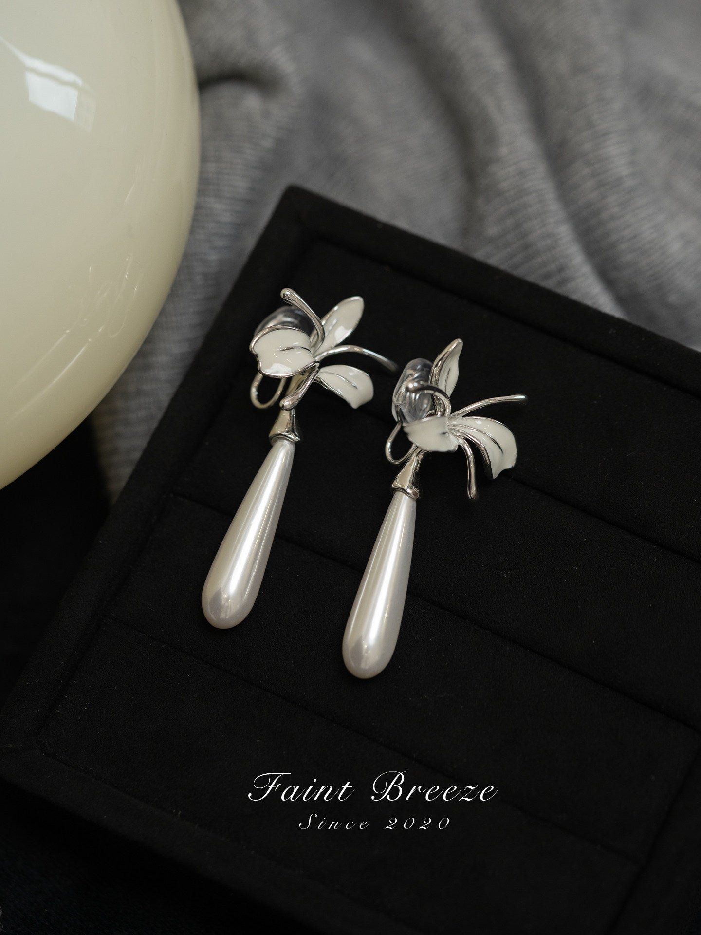 Iris Water Drop Earrings | Cheongsam Jewelry