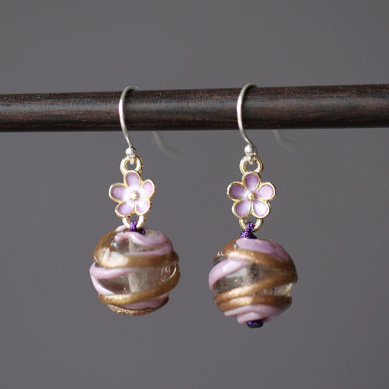 Floral Swirl Earrings | Hanfu Jewelry