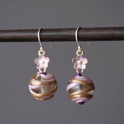 Floral Swirl Earrings | Hanfu Jewelry