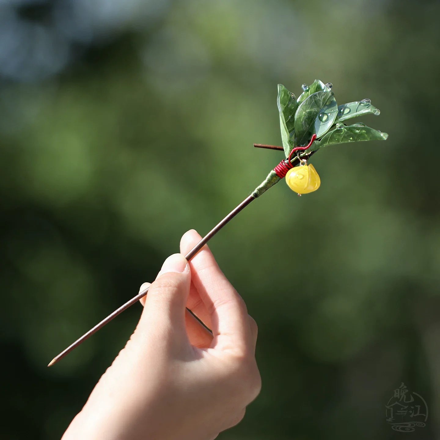 Pomelo Leaves Hair Stick | Ancient Chinese Hair Accessory