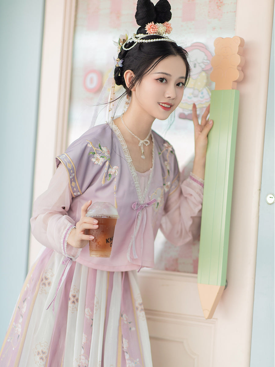 Flower Collector 花间集- Tang Dynasty Style Beizi Qiyao Ruqun