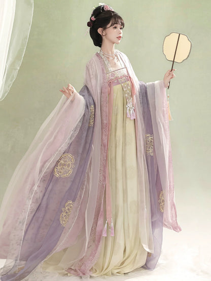 Morning Flower 花晨 - Tang Dynasty Style Qixiong Ruqun (Preorder)