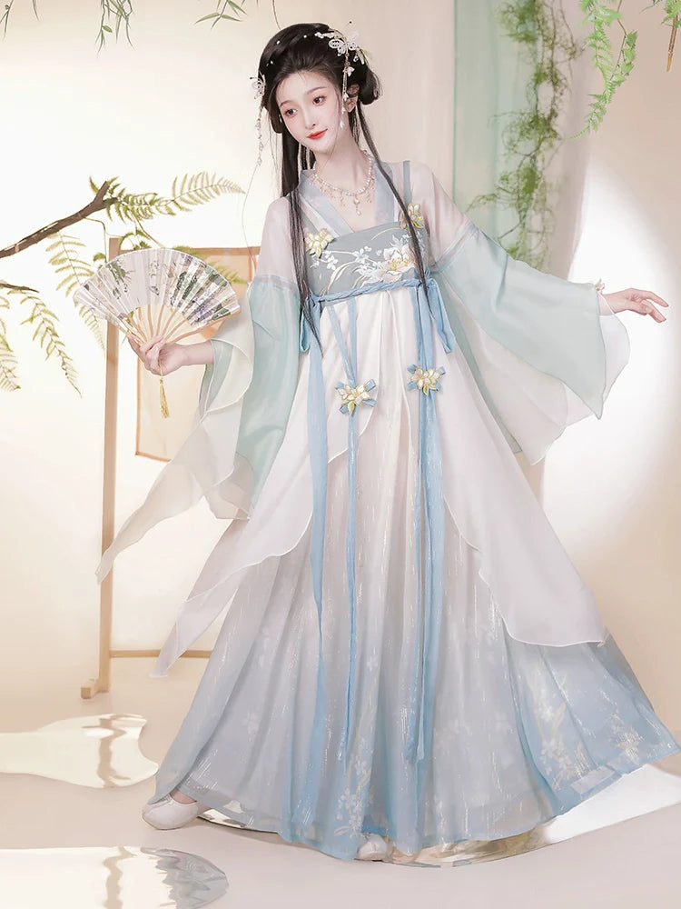 Flower Feather 花羽 - Tang Dynasty Modern Style Qixiong Ruqun