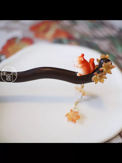 Squirrel Hair Stick | Traditional Chinese Hair Accessory