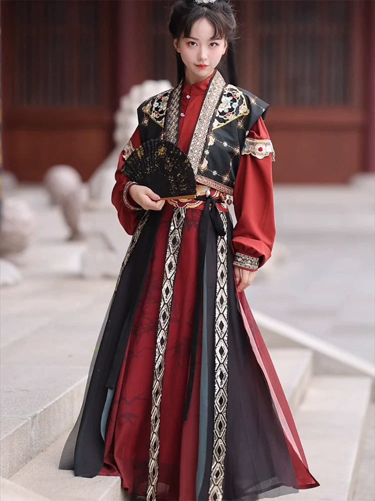 Xiake 侠客 - Exotic Tang-Style Hanfu Swordsman Unisex Outfit