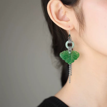 Jaded Butterfly Earrings | Cheongsam Jewelry