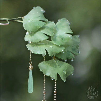 Ginkgo Leaves Hair Stick | Ancient Chinese Hair Accessory