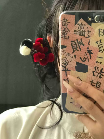 Happiness Plum Blossom Hair Stick | Hanfu Hair Accessory