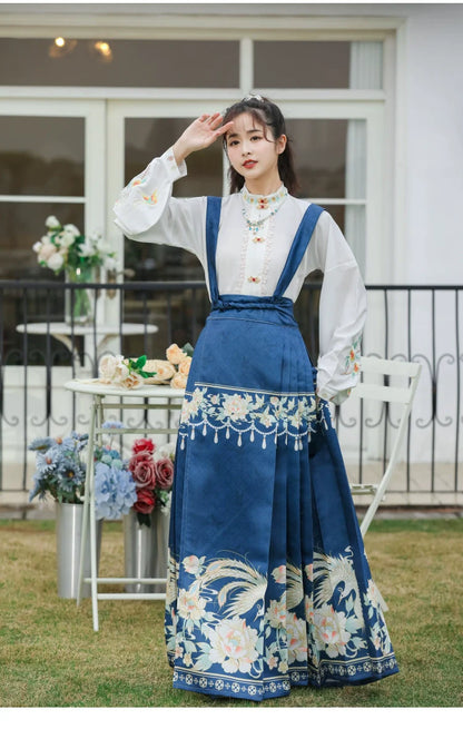 Lena - New Chinese Style Ming Dynasty Hanfu Matching Set