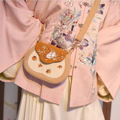 Caramel Crossbody Merchant Bag for Women
