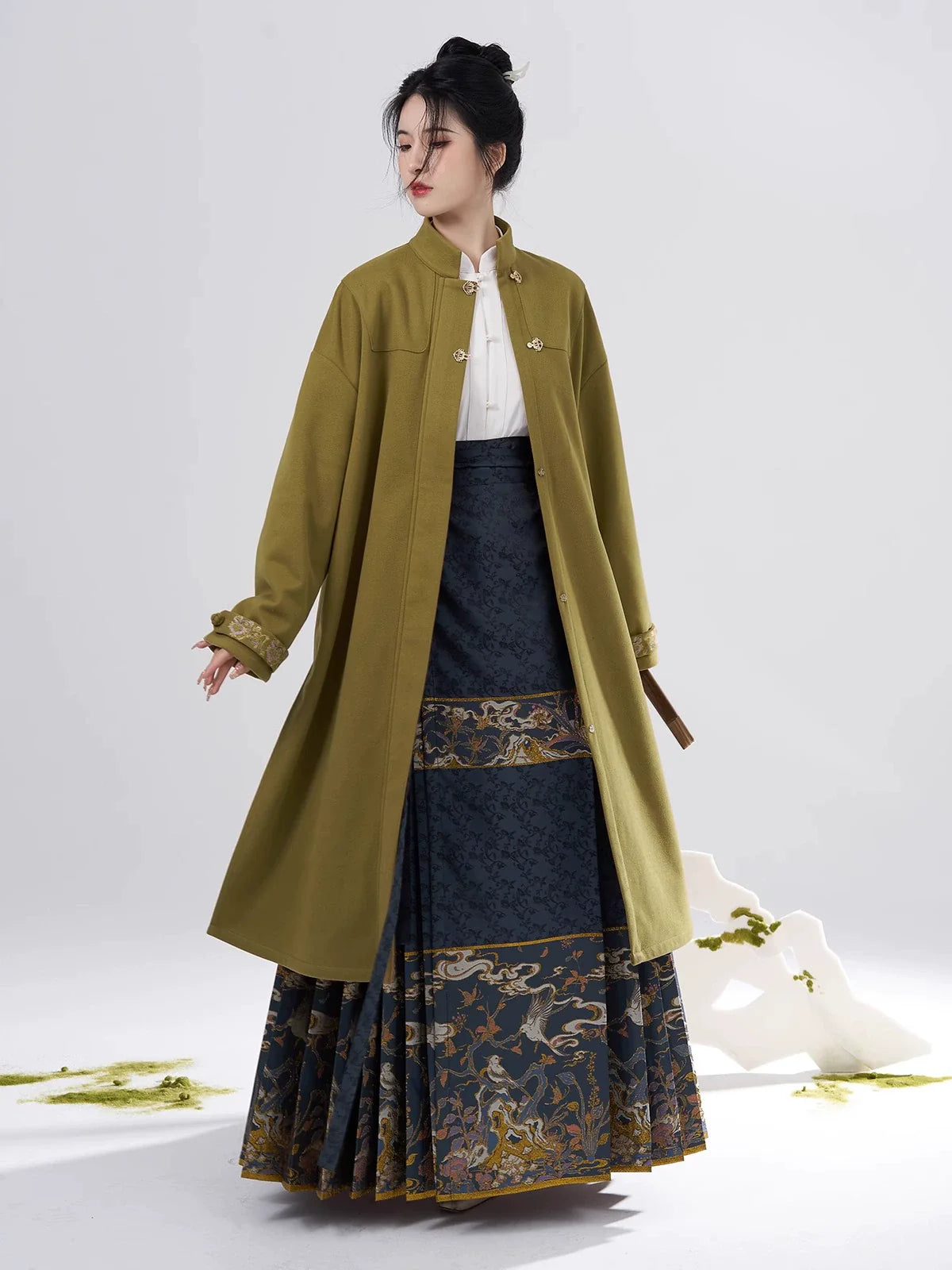 Ming Dynasty Modern Hanfu Mamianqun Outfit - Wulingsan 五苓散