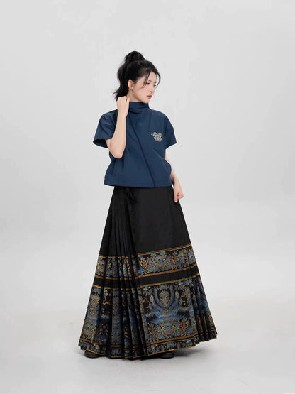 Ming Dynasty Modern Hanfu Mamianqun Outfit - Bingzhi 秉知