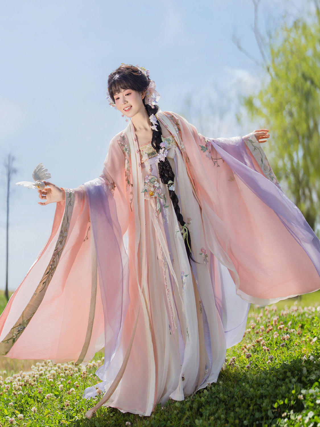 Chuntian Hua 春田花 - Fairy Spring and Summer Daily Tang Dynasty Style Qixiong Ruqun