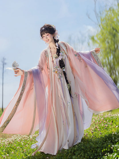 Chuntian Hua 春田花 - Fairy Spring and Summer Daily Tang Dynasty Style Qixiong Ruqun