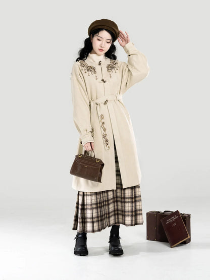 Chinese Blouse & Mamian Skirt Outfit | Pine Cone Tart 松果挞