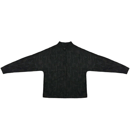 Ming Dynasty Modern Hanfu Long Sleeve Top and Mamian Skirt - Sparkling Jade 好多翠