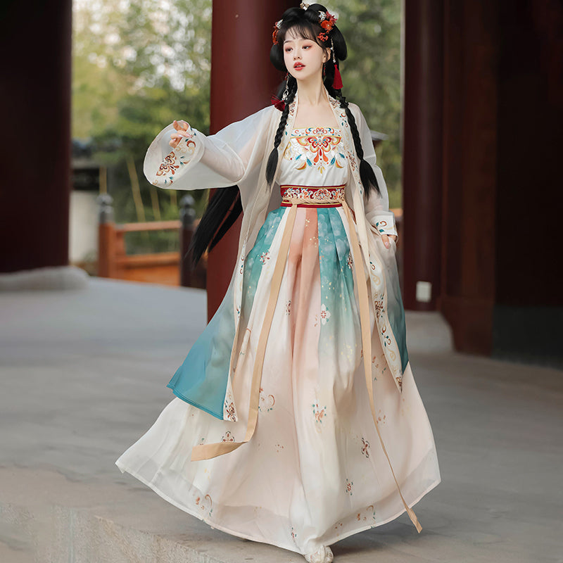 Jin Yudie 锦玉蝶 - Song Dynasty Style Qiyao Ruqun Hanfu