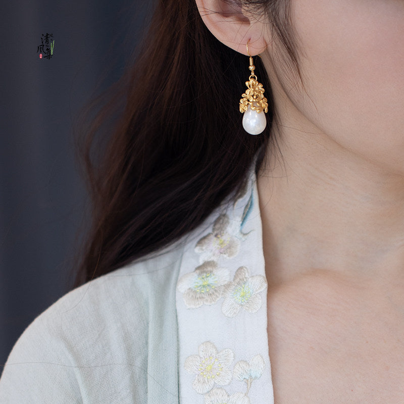 Princess of Tang Antique Earrings | Hanfu Jewelry