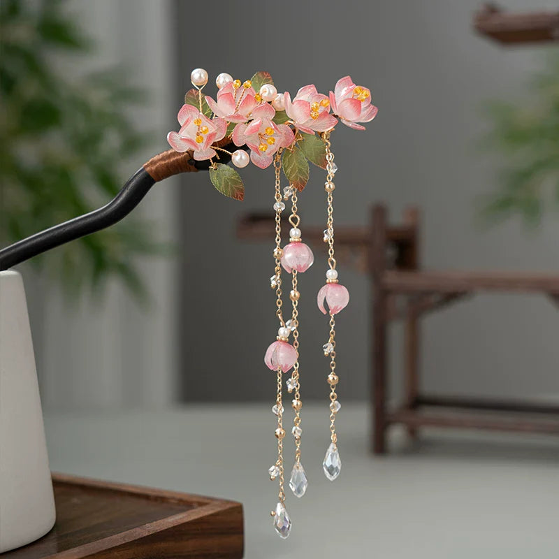 Falling Petals Hair Stick | Traditional Chinese Hair Accessory