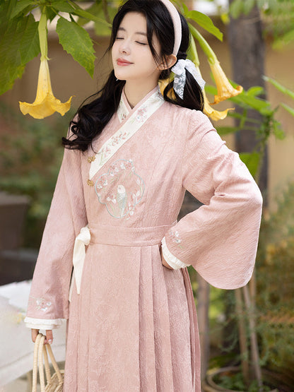 New Chinese Style Spring Dress - A Bite of Peach 一口桃叽 (Preorder)