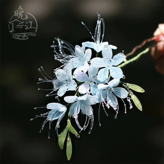 Flower Curls Hair Stick | Traditional Chinese Hair Accessory