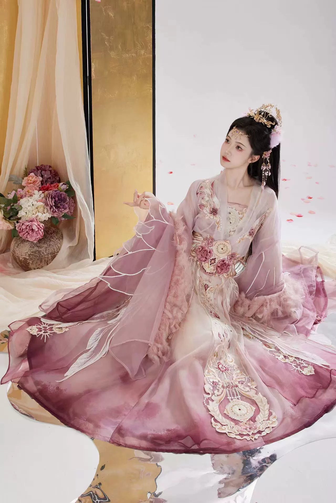 Wei Jin Dynasty Qiyao Ruqun Hanfu | Fuling 芙翎