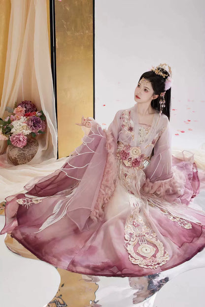 Wei Jin Dynasty Qiyao Ruqun Hanfu | Fuling 芙翎