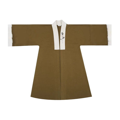 Song Dynasty Modern Hanfu Set with Winged Sleeve Top and Pleated Skirt - Floating Butterfly 浮蝶 (Preorder)