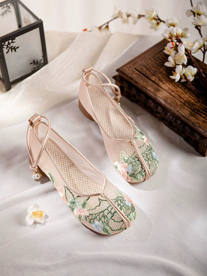 Charlotte - Embroidered Sheer Chinese Style Shoes