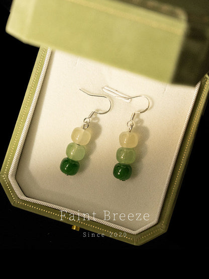 Clear Spring on the Stone Earrings | Hanfu Jewelry