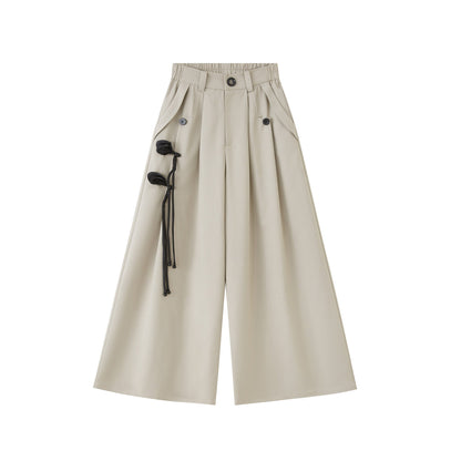 New Chinese Style Coat and Wide Leg Pants - Xuanci 玄刺