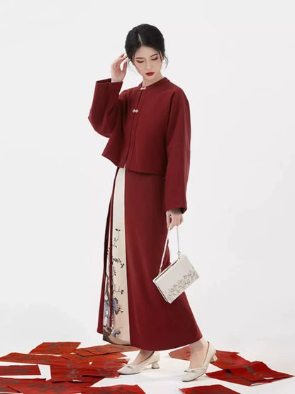 Song Dynasty Modern Hanfu for Chinese Festivals - Palace Walls 宫墙 (Preorder)