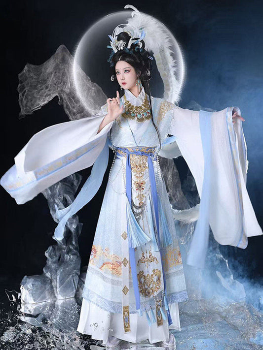 Wei Jin Dynasty Qiyao Ruqun Hanfu | The Celestial Gods 霄神纪